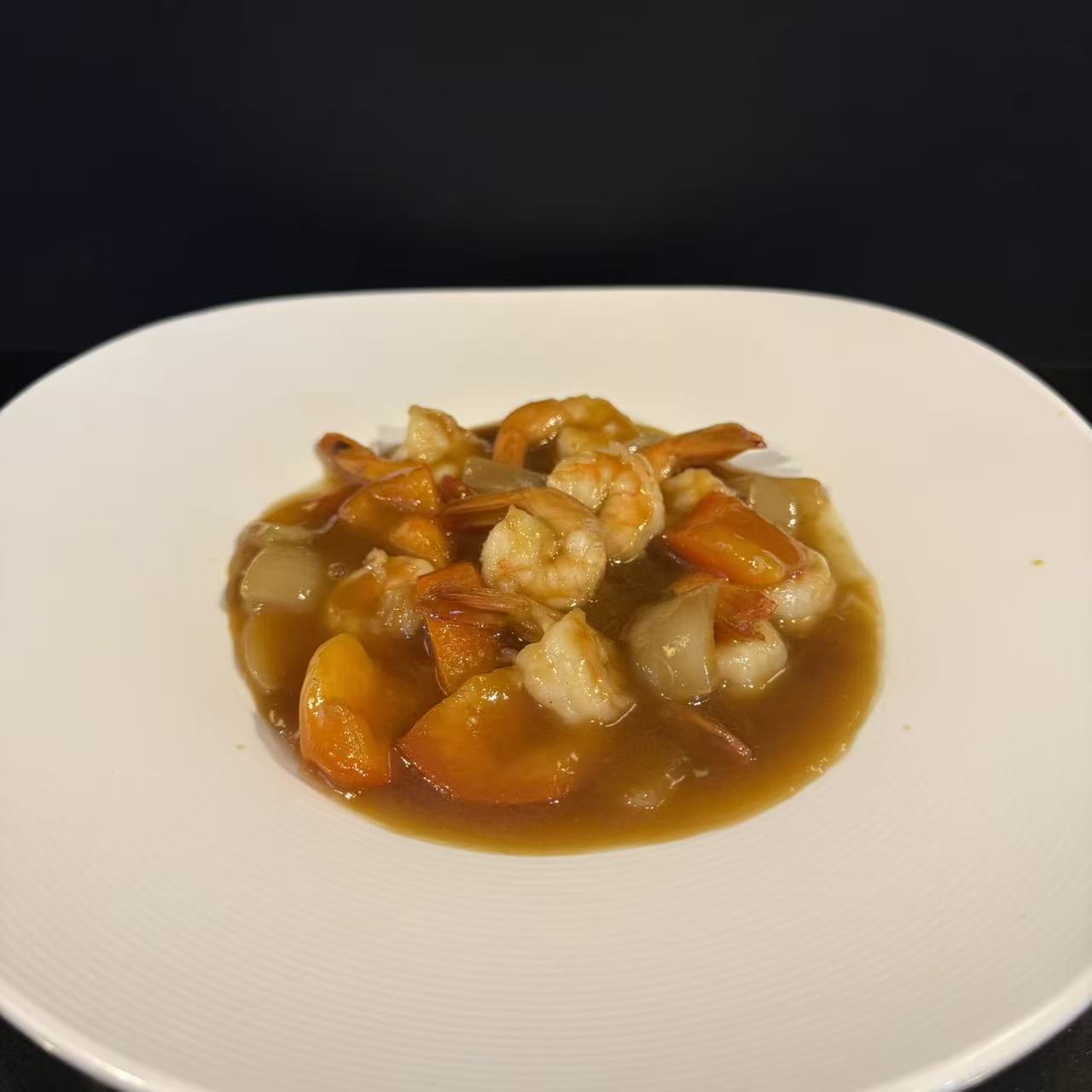 Gamberetti in salsa chili